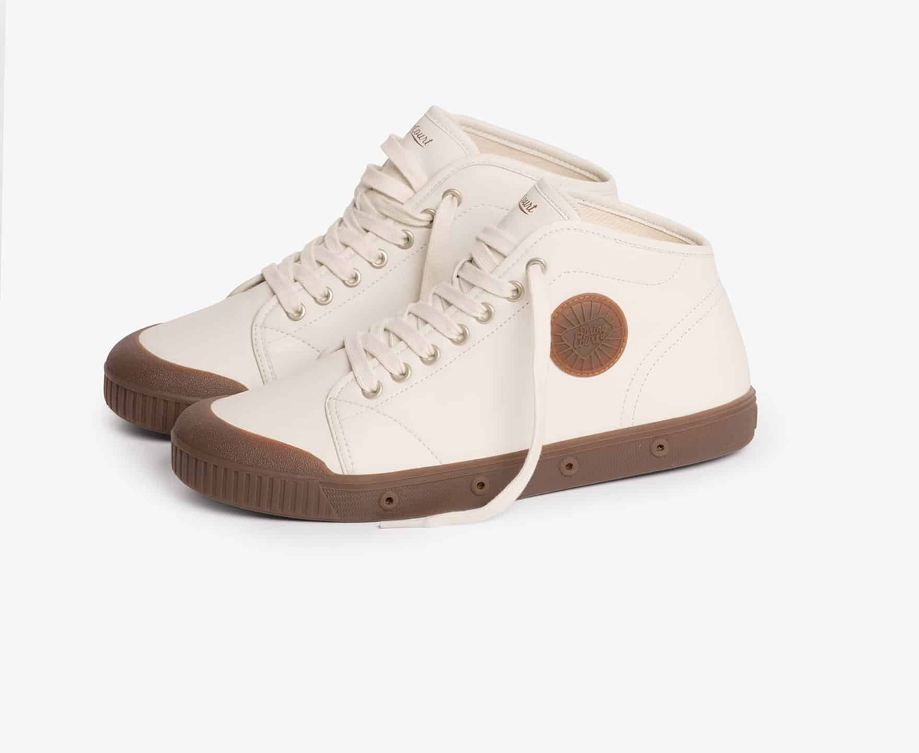 Spring Court B2 SHEEPSKIN Men's Trainers Beige | South Africa-75SERAGQM